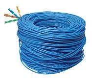 Cabo Lan 4 vias CAT 5e- azul